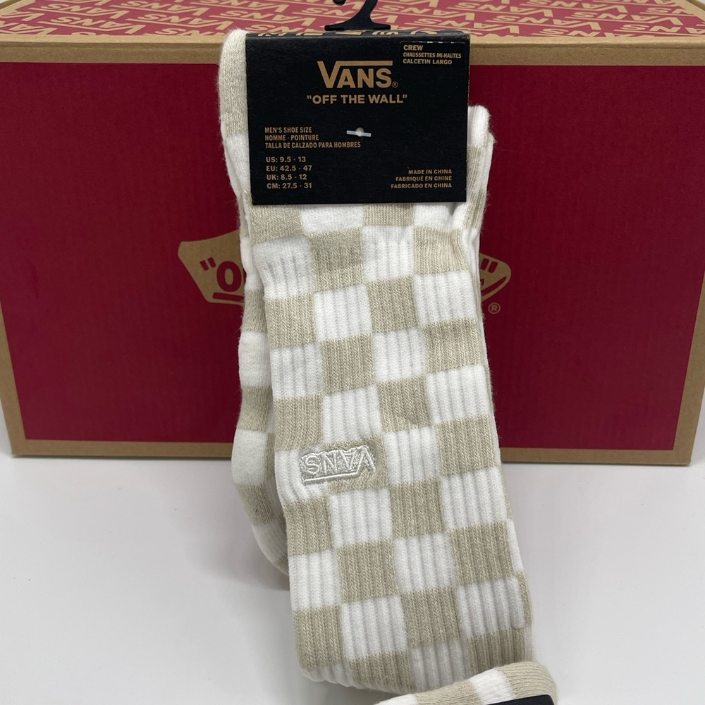 Vans Checkerboard Crew Socks (1 pair) - Picture 16 of 16
